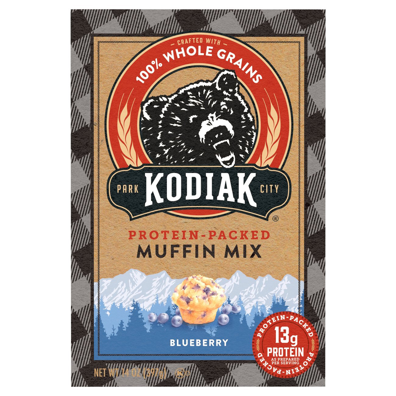 Kodiak Cakes Blueberry Muffin Mix Shop Baking Mixes at HEB