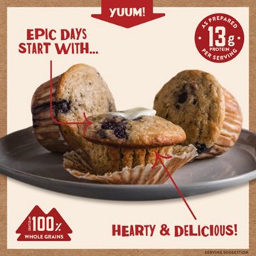 Kodiak 13g Protein Muffin Mix - Blueberry