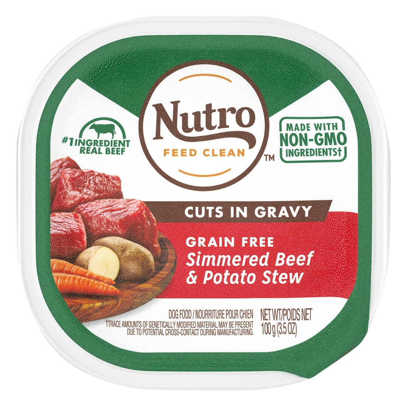 Nutro Petite Eats Signature Beef & Potato Entree Cuts in Gravy Wet Dog