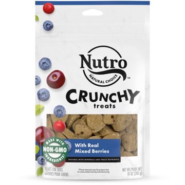 Nutro Crunchy Dog Treats - Real Mixed Berries, 10 oz