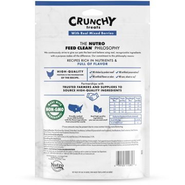 Nutro Crunchy Dog Treats - Real Mixed Berries, 10 oz