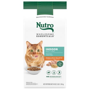 Nutro Wholesome Essentials Indoor Dry Cat Food - Chicken & Brown Rice Recipe