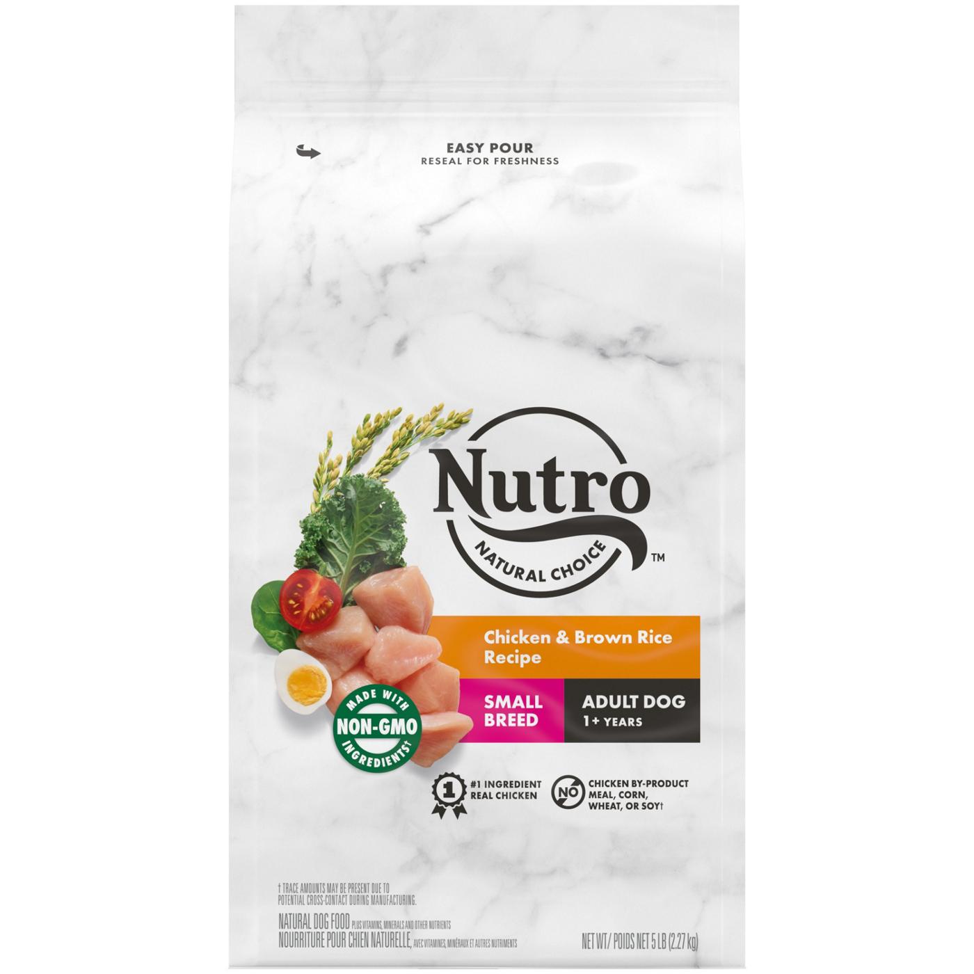 Nutro Natural Choice Small Breed Chicken Brown Rice & Sweet Potato Dry Dog Food; image 1 of 4