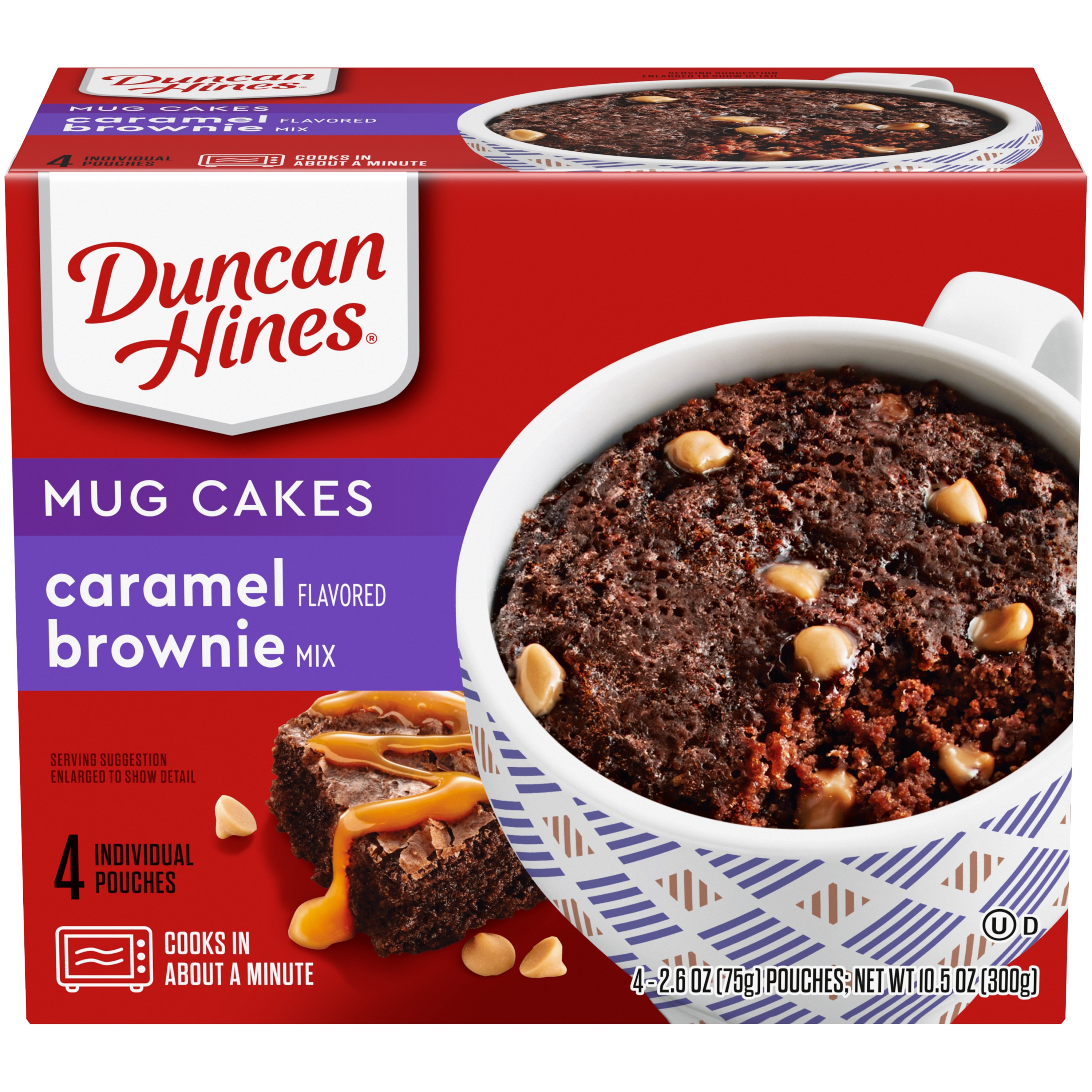 Duncan Hines Perfect Size For 1 Caramel Brownie Mix - Shop ...