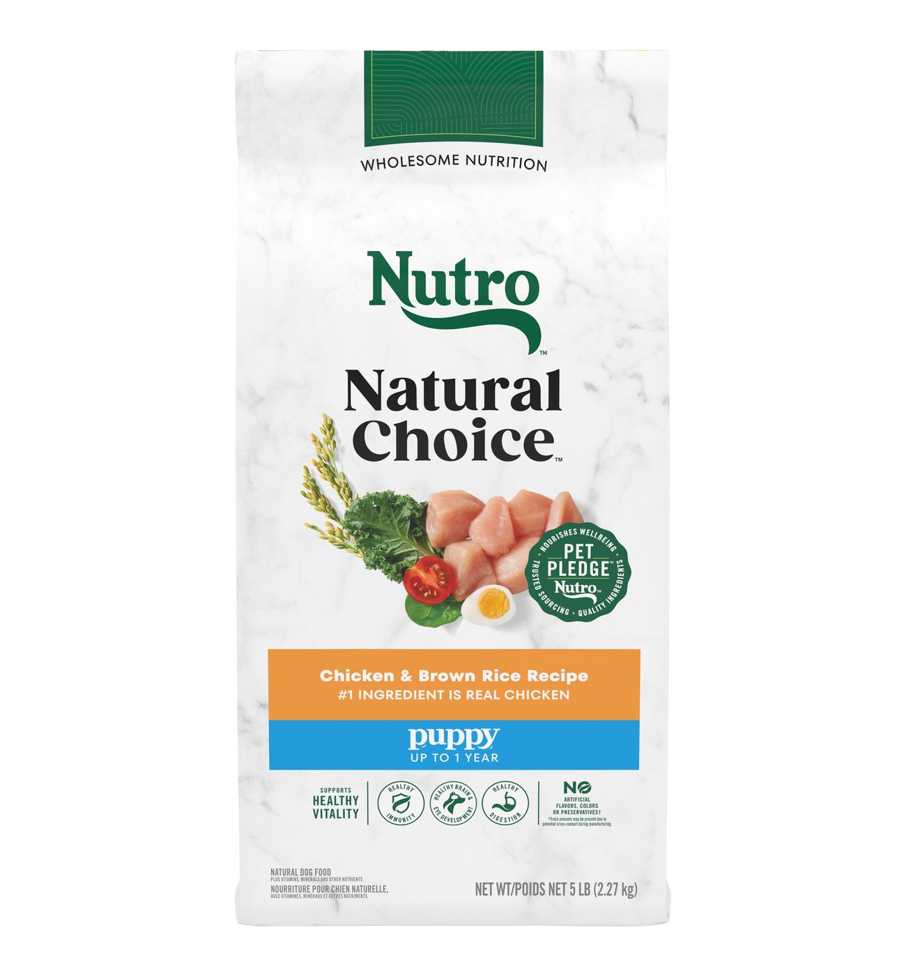 Nutro Natural Choice Chicken Brown Rice & Sweet Potato Dry Puppy Food; image 1 of 4