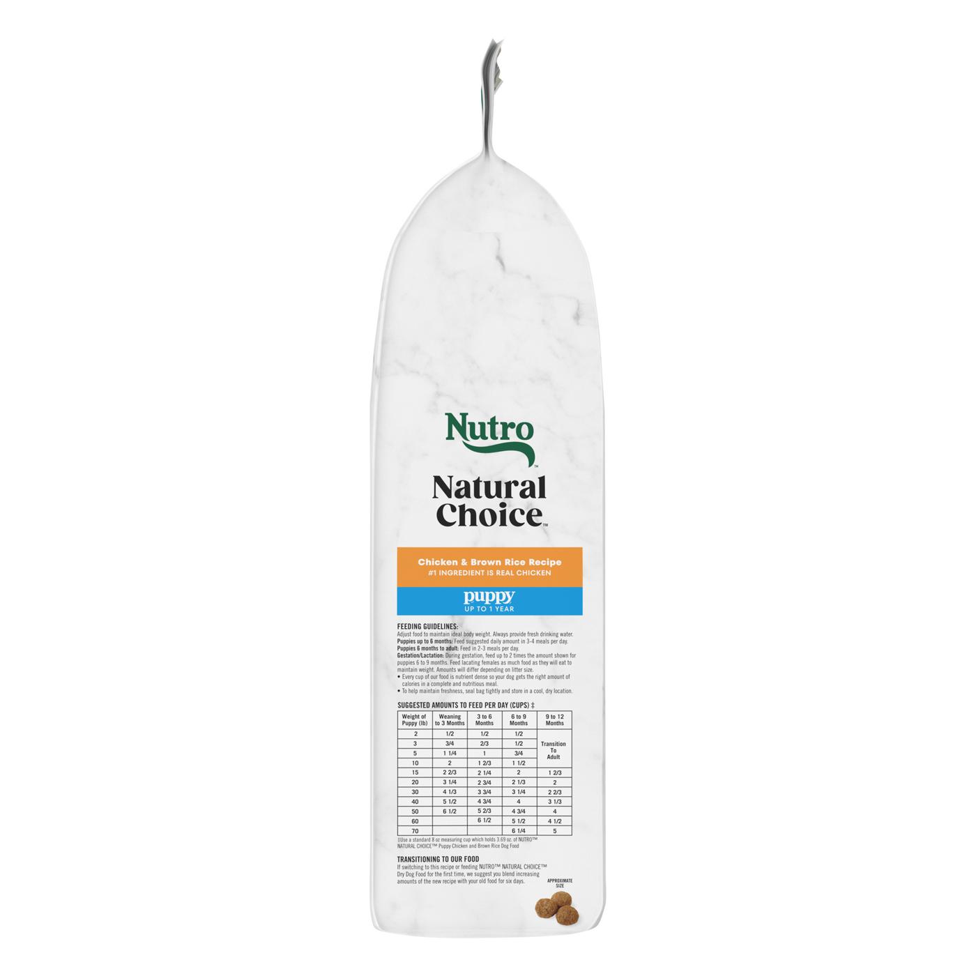 Nutro Natural Choice Chicken Brown Rice & Sweet Potato Dry Puppy Food; image 2 of 4