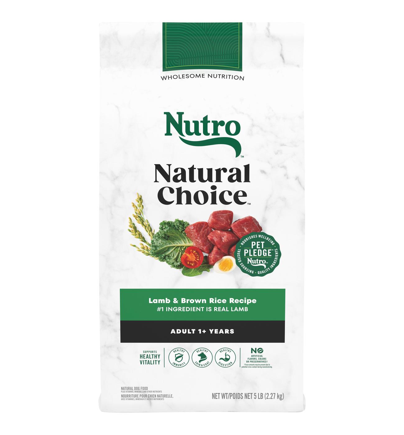 Nutro Natural Choice Lamb & Rice Dry Dog Food; image 1 of 4