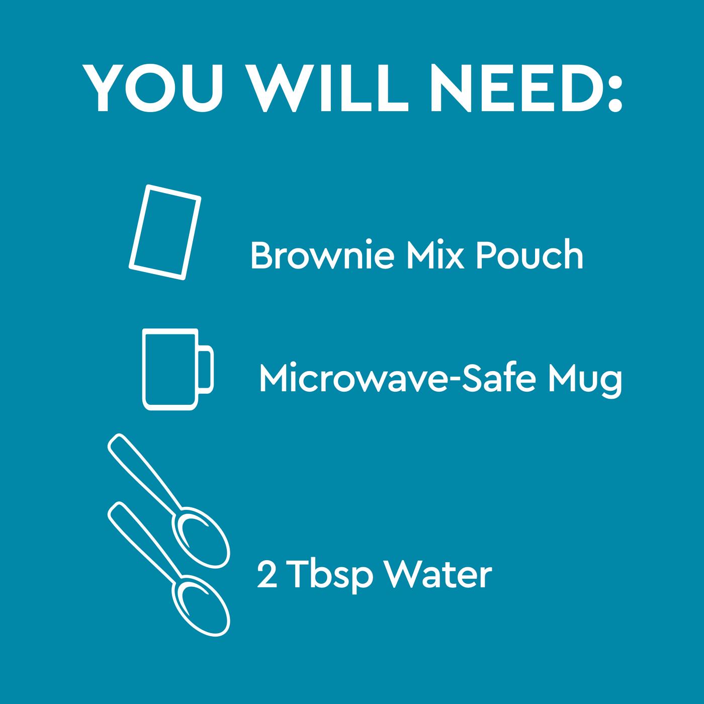 Duncan Hines Mug Cakes Walnut Brownie Mix; image 2 of 7