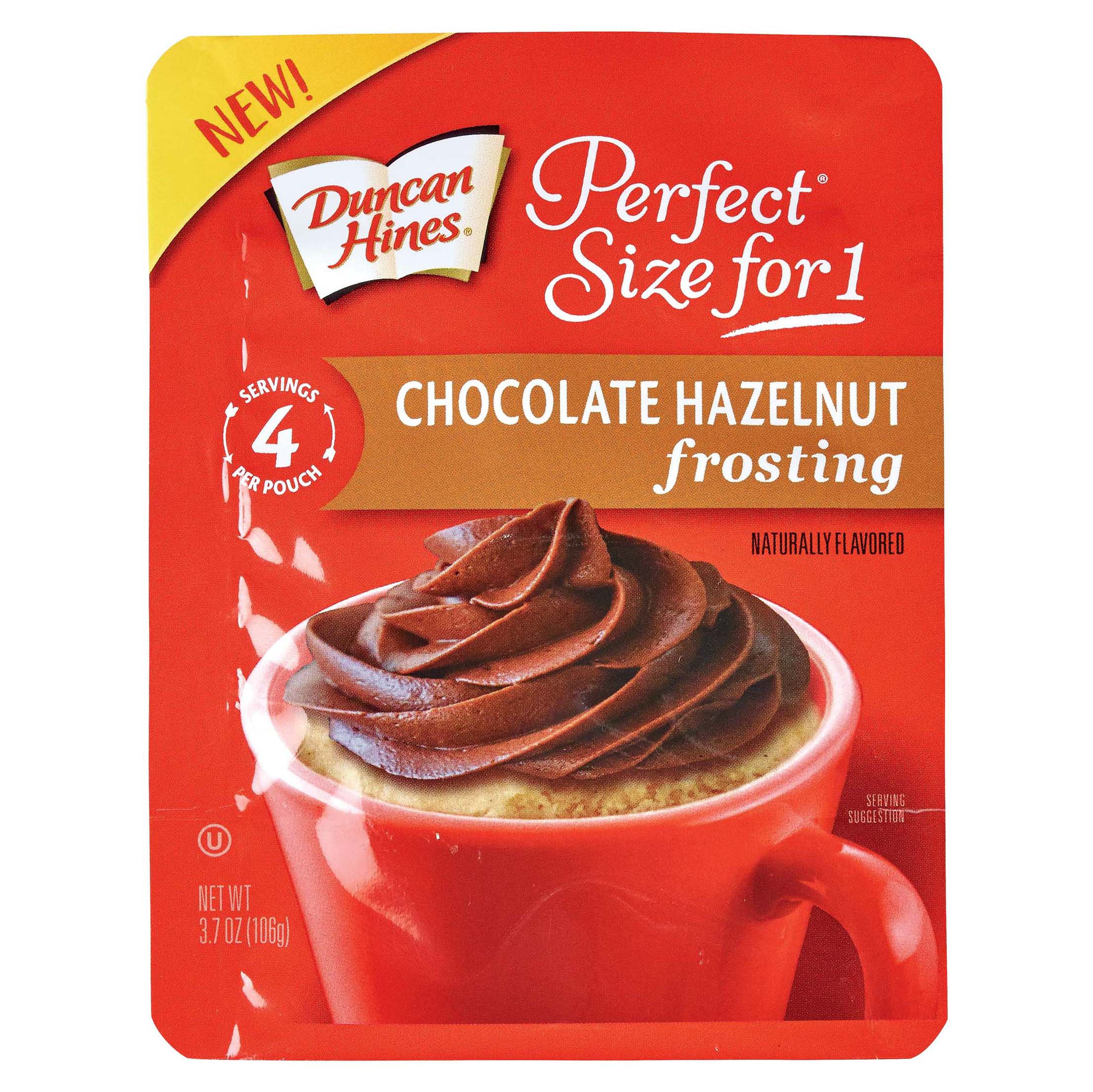 Duncan Hines Perfect Size For 1 Chocolate Hazelnut Frosting - Shop ...