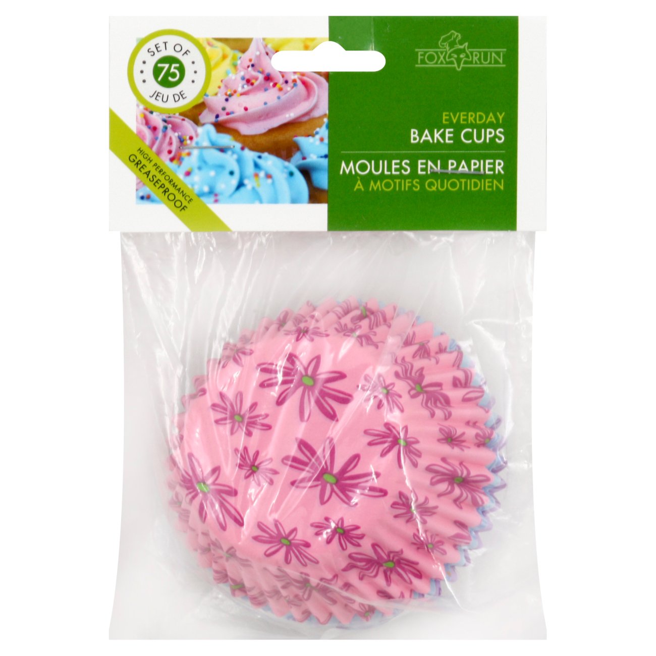Fox Run Dinosaur Foil Muffin And Cupcake Liners, Set Of 50