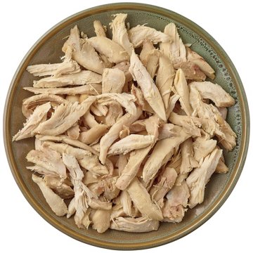 Meal Simple by H-E-B Shredded Dark & White Meat Rotisserie Chicken - Small (Sold Cold), Avg. 0.6 lb