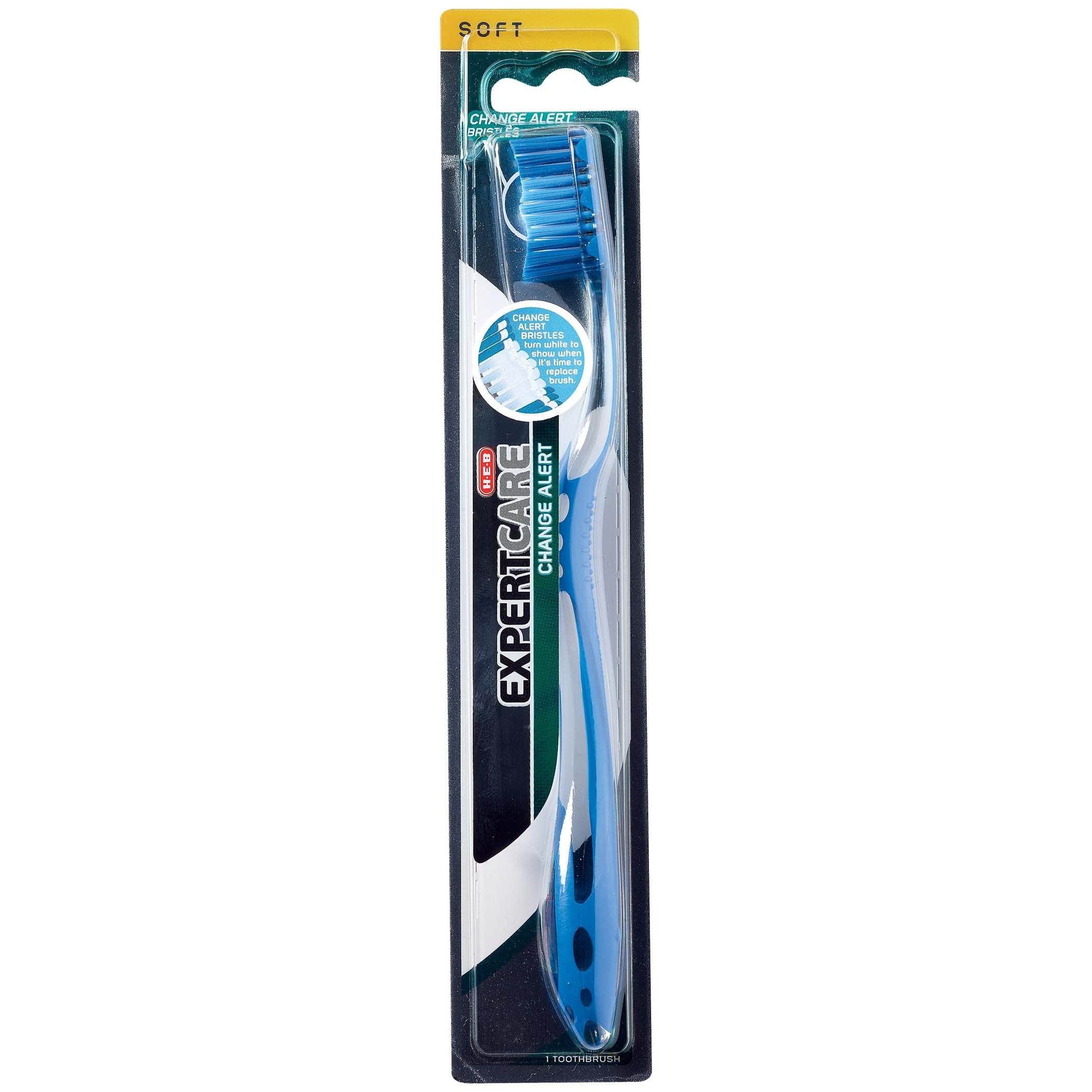 H-E-B Expert Care Change Alert Soft Toothbrush, Each | Central Market ...