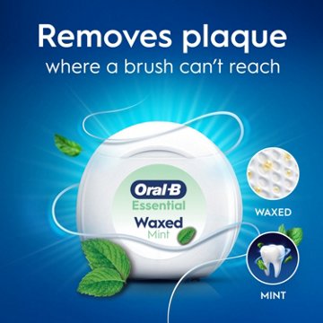 Oral-B EssentialFloss Cavity Defense Dental Floss - Mint, 109 yd