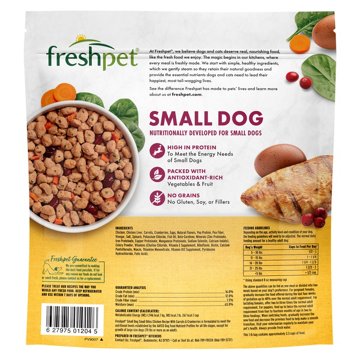 Freshpet Select Healthy & Natural Grain Free Small Dogs/Breeds Dog Food - Fresh Chicken Recipe, 1 lb
