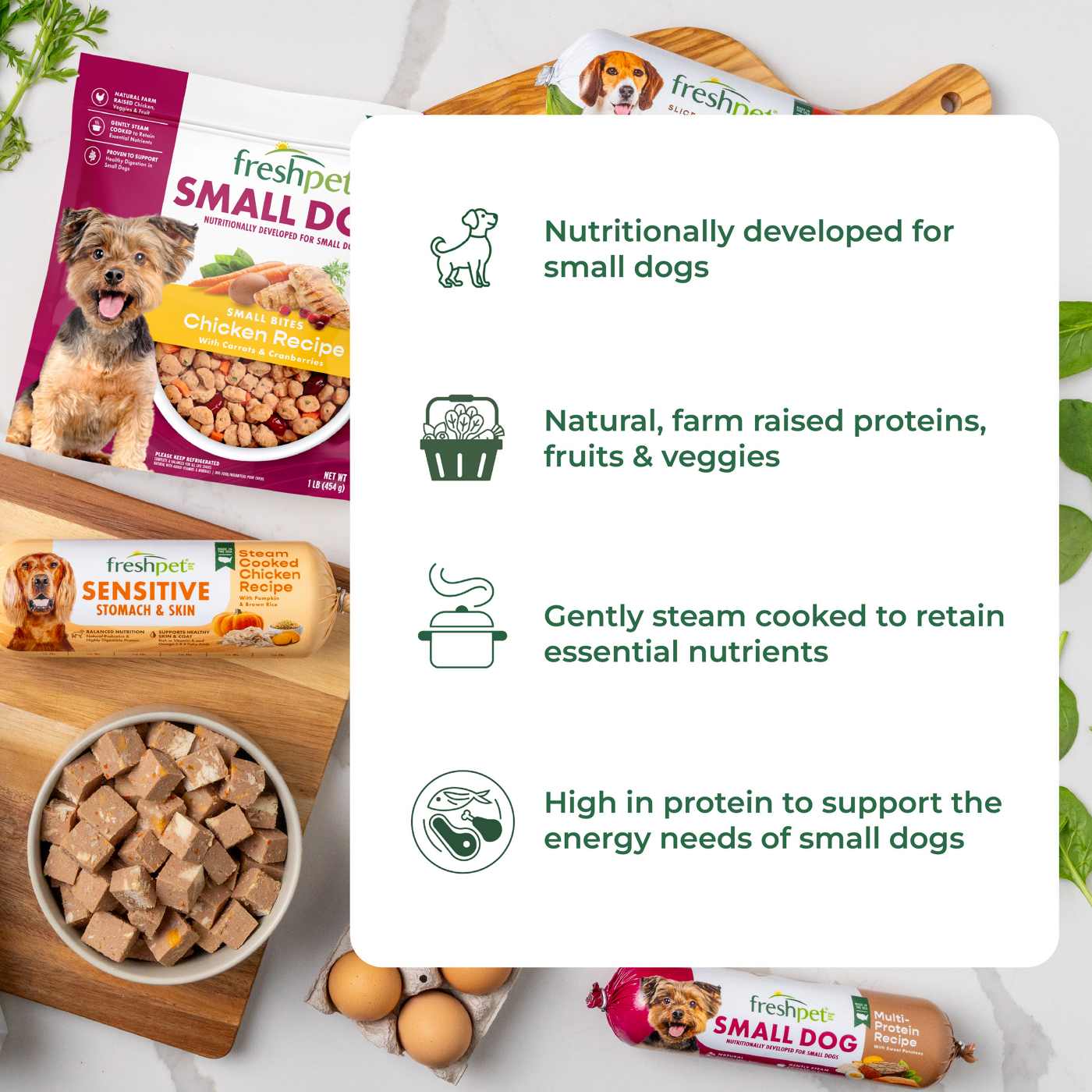 Freshpet Select Healthy & Natural Grain Free Small Dogs/Breeds Dog Food - Fresh Chicken Recipe; image 4 of 6