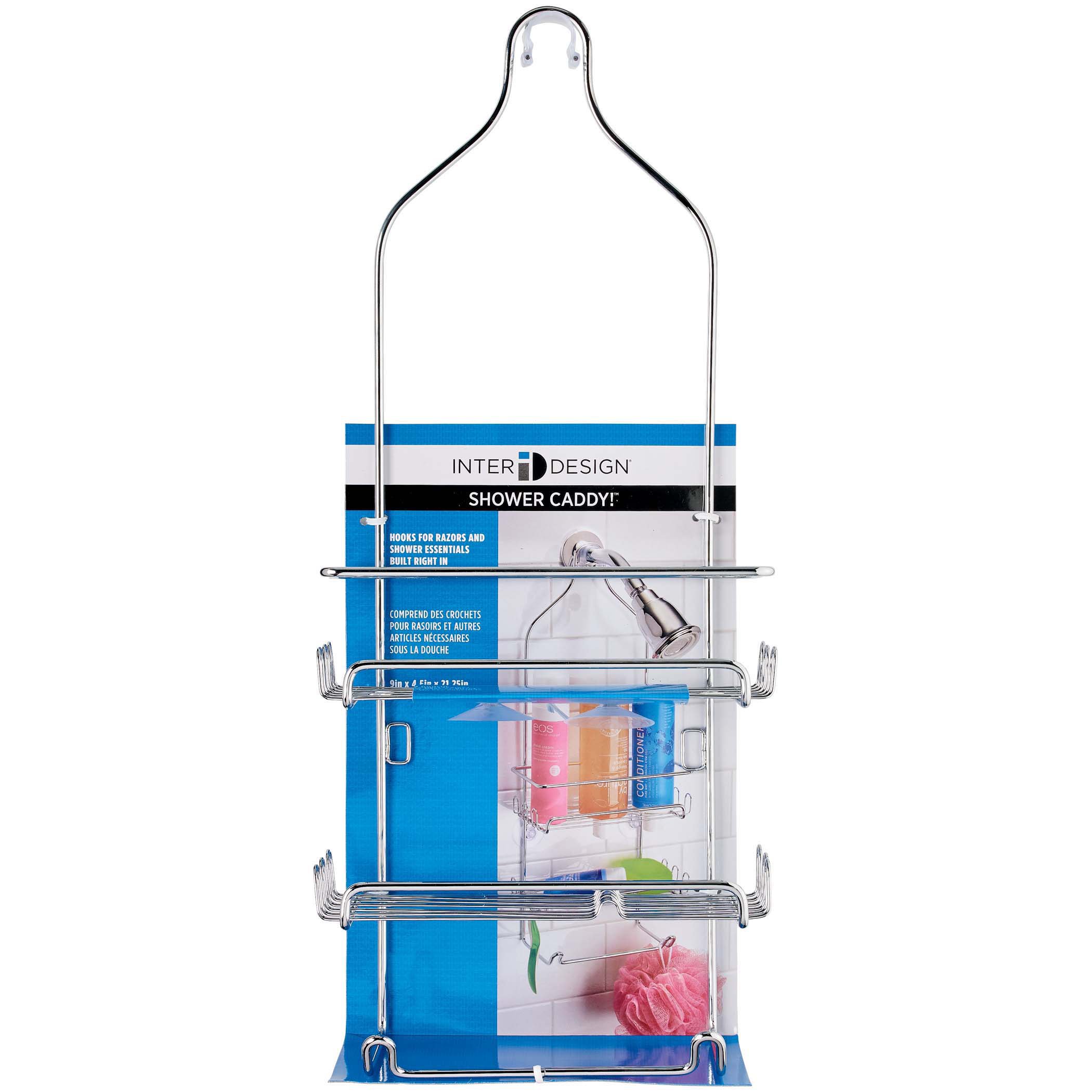 Interdesign Chrome Shower Caddy Shop Shower Curtains & Rings at HEB