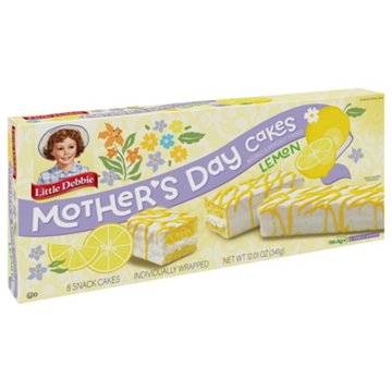 Little Debbie Mother's Day Lemon Snack Cakes, 8 ct