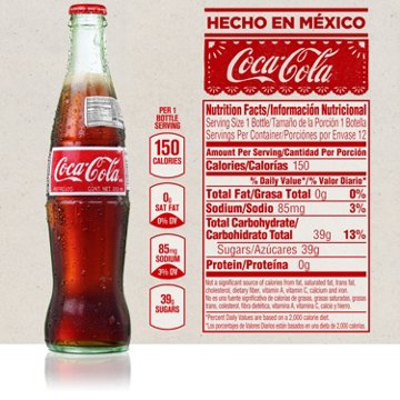 Coca-Cola Mexican Coke Soda Soft Drink 4 pk Glass Bottles, 12 oz