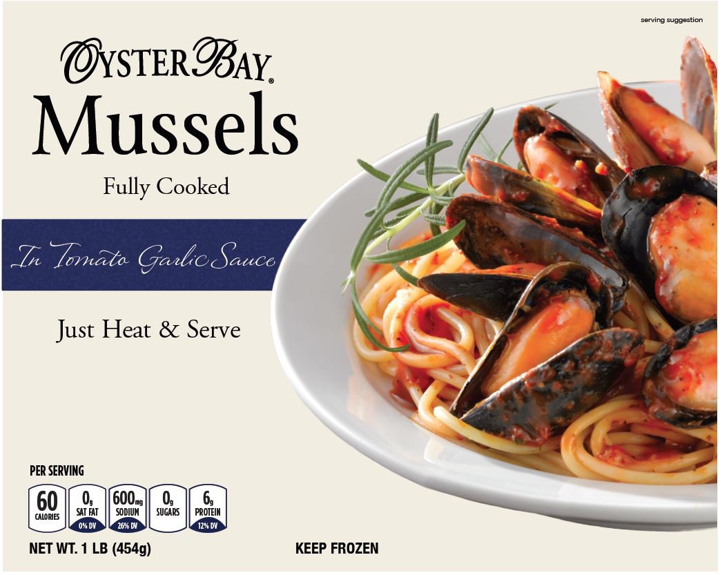 Oyster Bay Cooked Mussels with Tomato Garlic Sauce Shop Shrimp