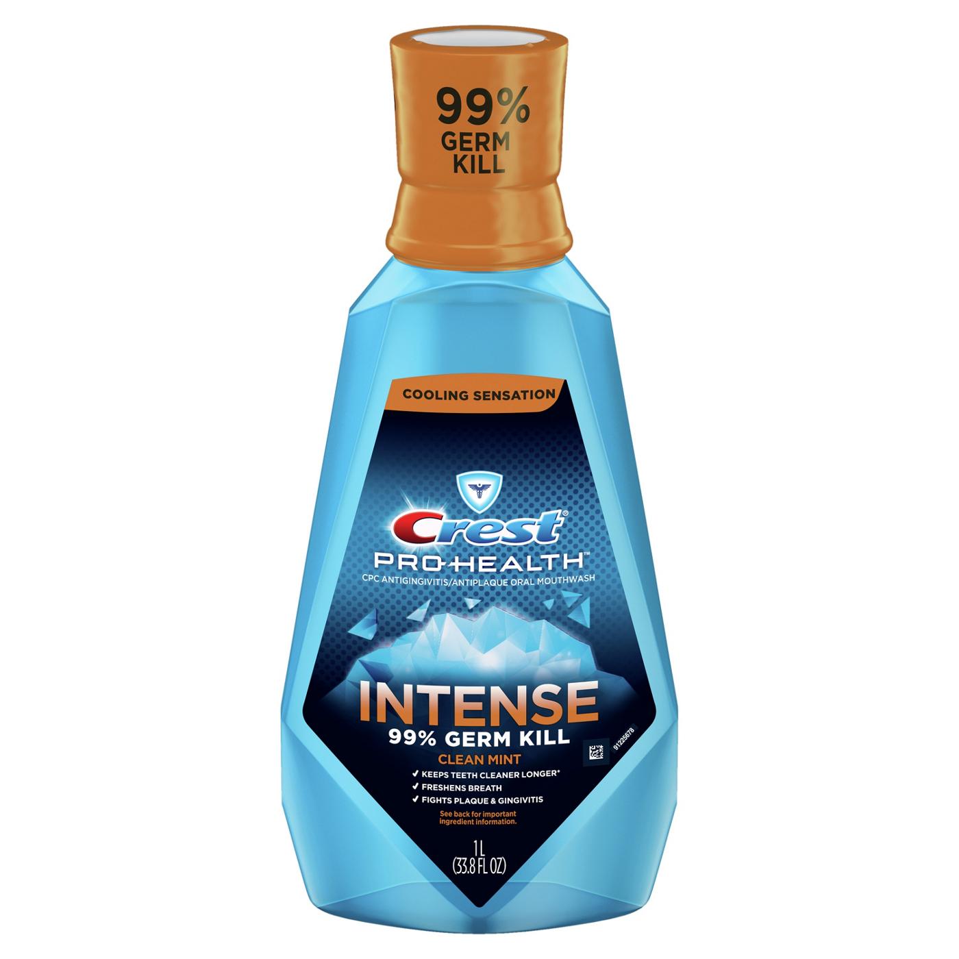 Crest Pro-Health Intense Mouthwash - Clean Mint; image 2 of 10