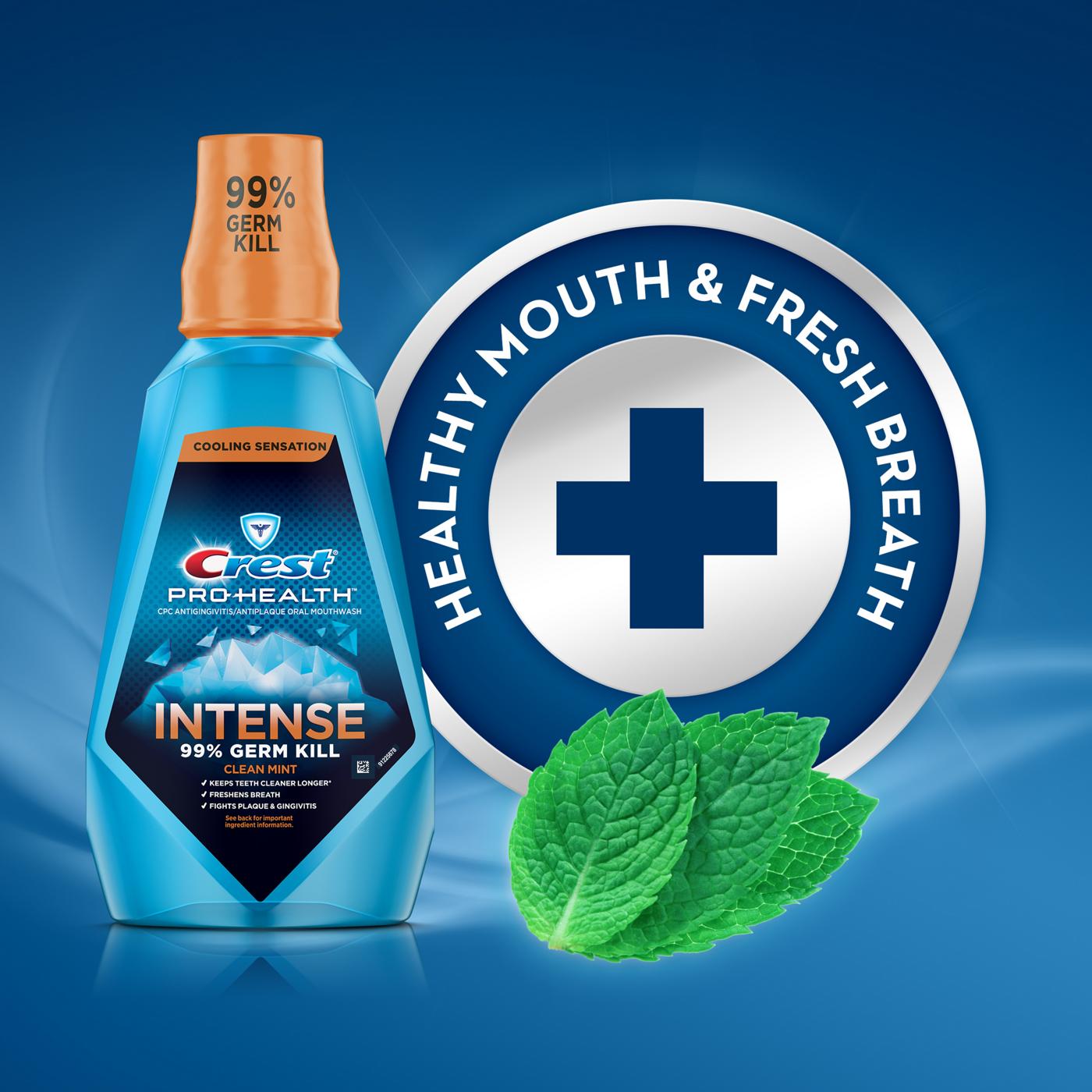 Crest Pro-Health Intense Mouthwash - Clean Mint; image 8 of 9