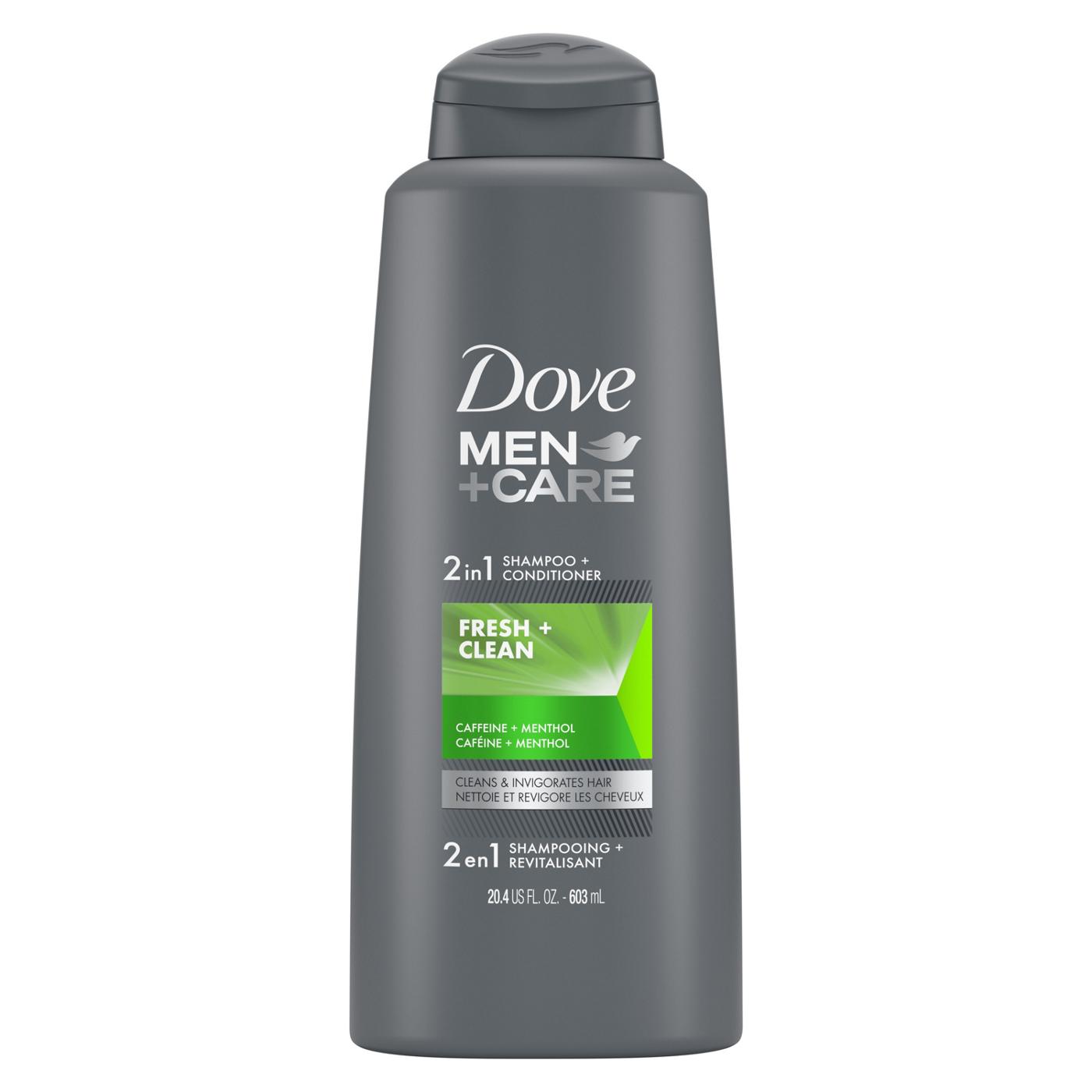 Dove Men+Care 2 in 1 Shampoo + Conditioner - Fresh + Clean; image 1 of 3