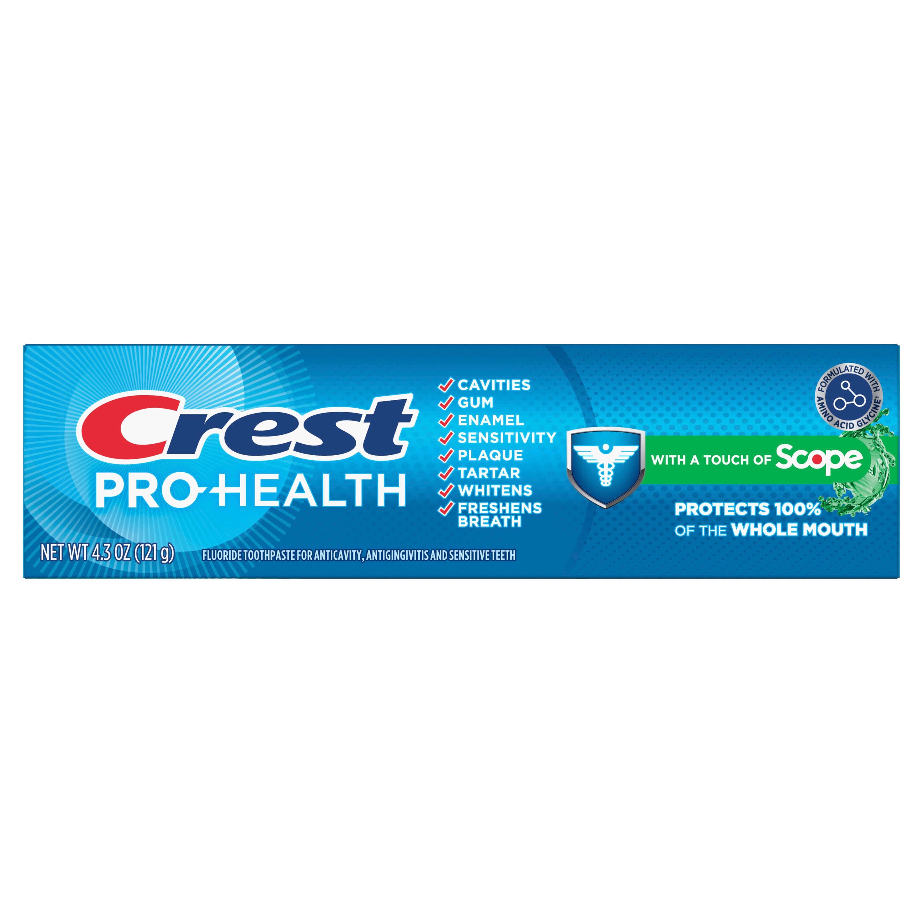 Crest ProHealth with a Touch of Scope Gel Toothpaste Shop Toothpaste