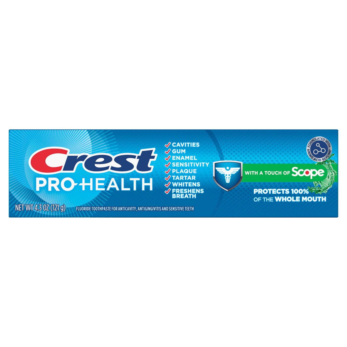 Crest Pro-Health with a Touch of Scope Gel Toothpaste; image 1 of 10