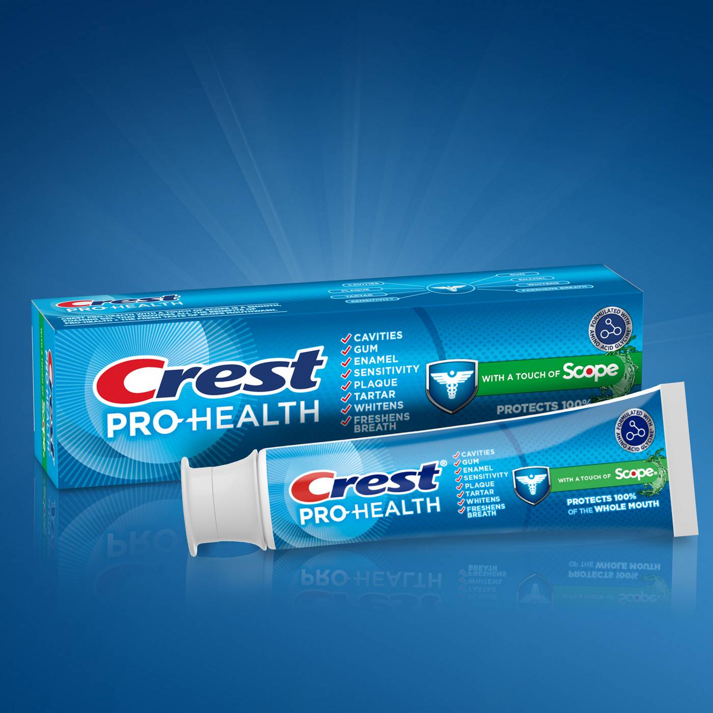 Crest Pro-Health with a Touch of Scope Gel Toothpaste; image 4 of 10
