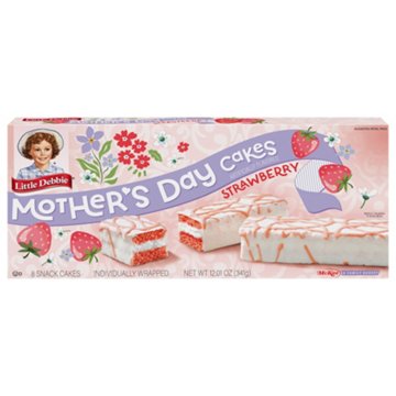 Little Debbie Mother's Day Strawberry Snack Cakes, 8 ct