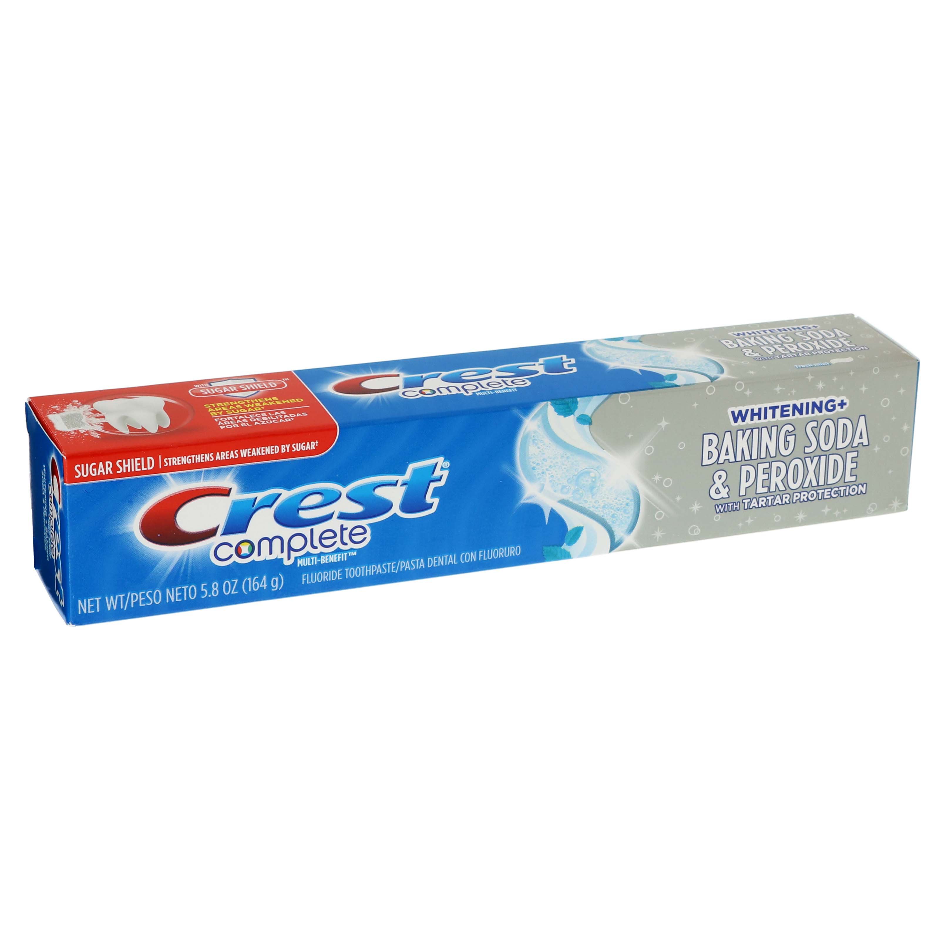 Crest Complete Toothpaste Baking Soda & Peroxide Shop Toothpaste at HEB