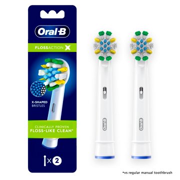 Oral-B FlossAction Replacement Electric Toothbrush Heads