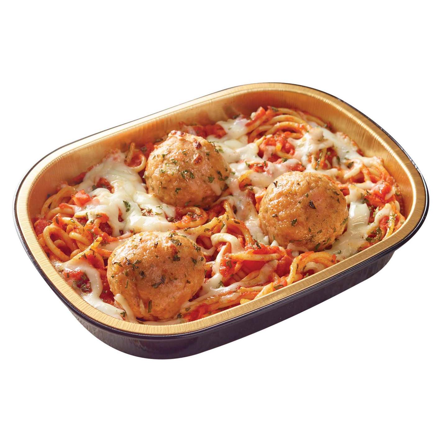 Meal Simple by H-E-B Salmon Meatball Spaghetti with Marinara Sauce; image 2 of 2