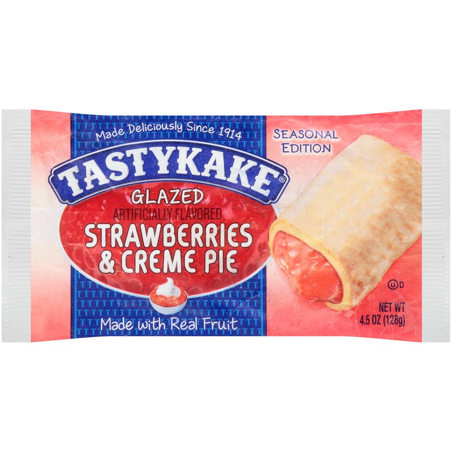 Tastykake Strawberries & Creme Pie Shop Snack cakes at HEB