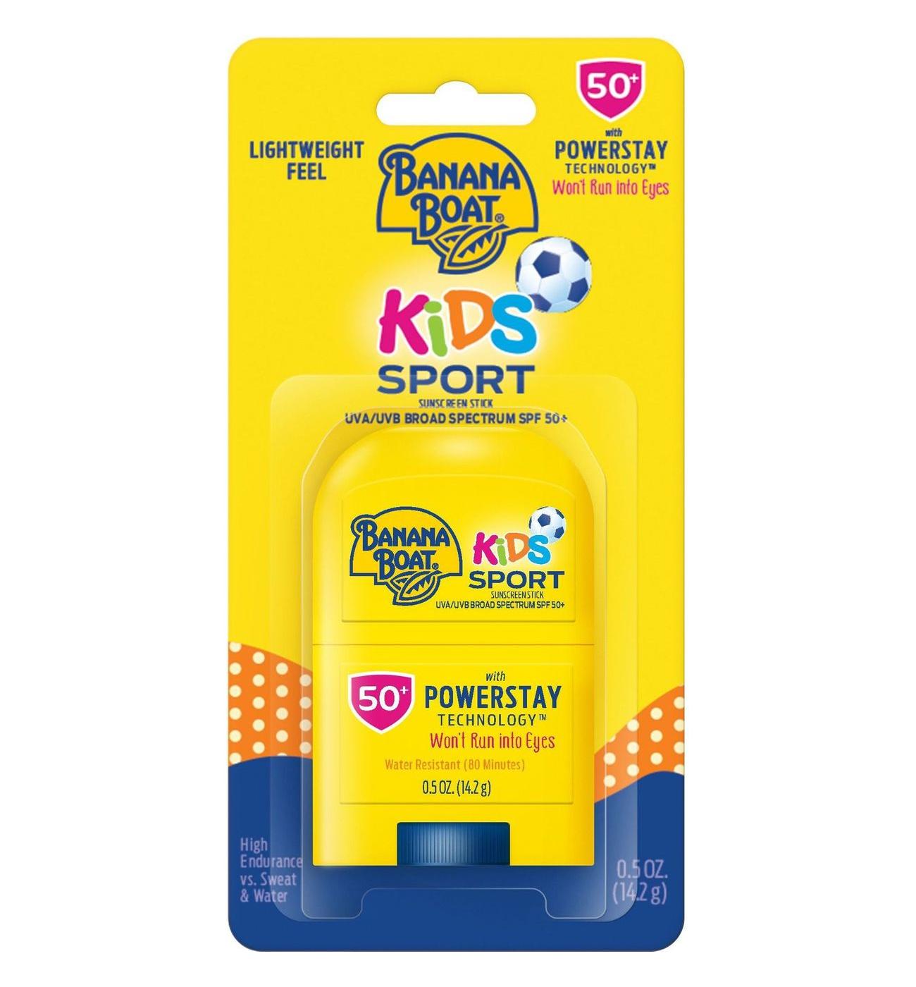 Banana Boat Kids Sport Sunscreen Stick - SPF 50+; image 1 of 8