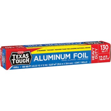 H-E-B Texas Tough Heavy Duty 12" Aluminum Foil, 130 sq ft