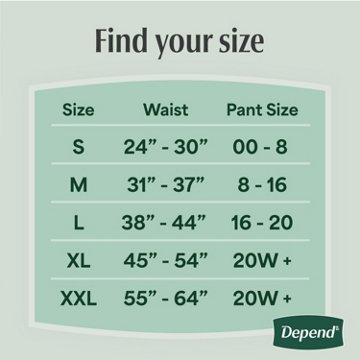 Depend Fresh Protection Women's Adult Incontinence Underwear, M, Blush