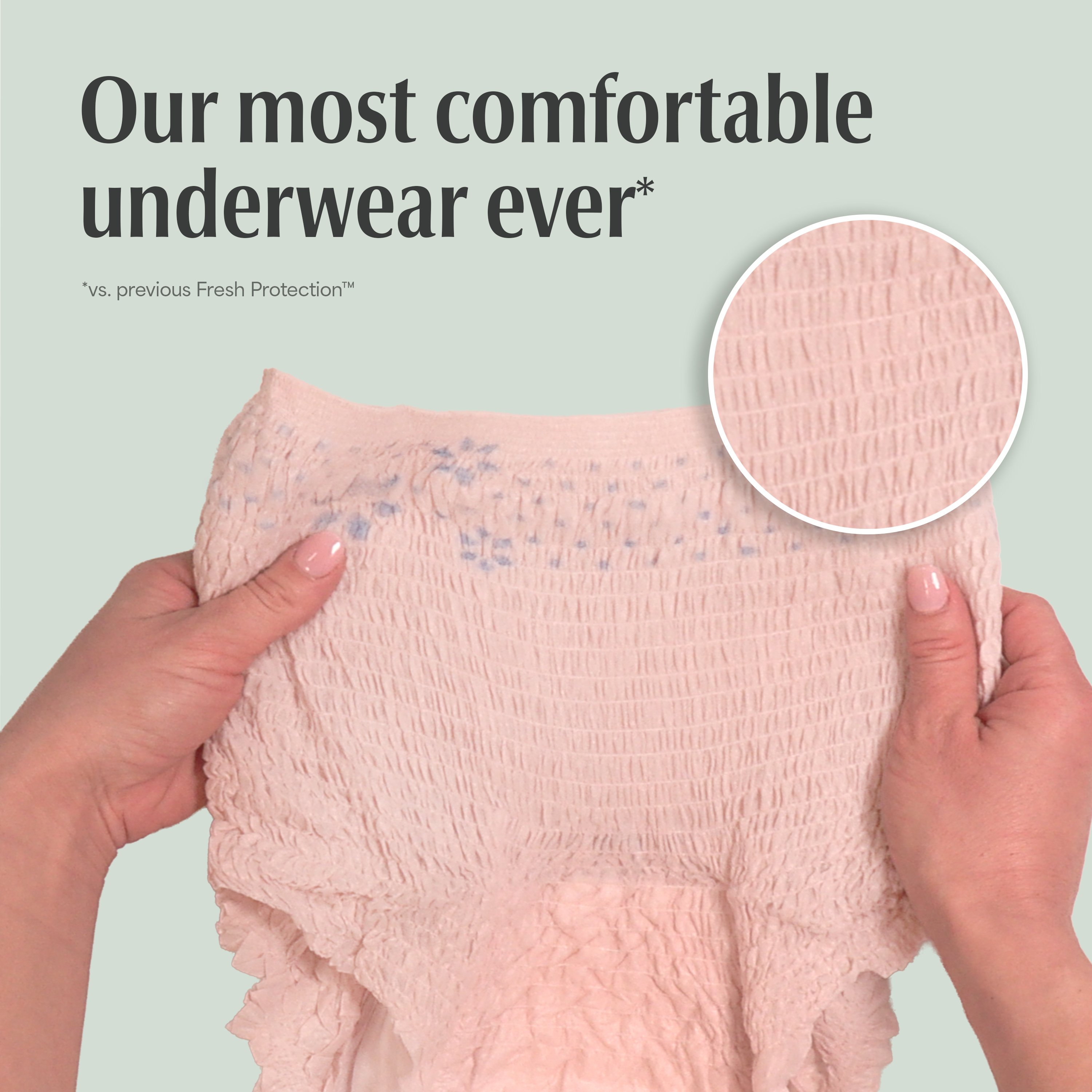 Depend Fresh Protection Women's Adult Incontinence Underwear, S