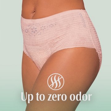 Depend Fresh Protection Women's Adult Incontinence Underwear, S, Blush