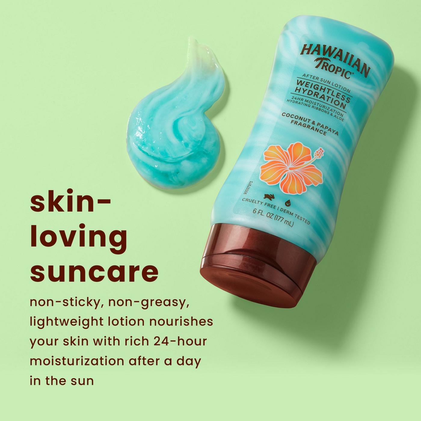 Hawaiian Tropic Weightless Hydration After Sun Lotion - Coconut Papaya; image 3 of 8