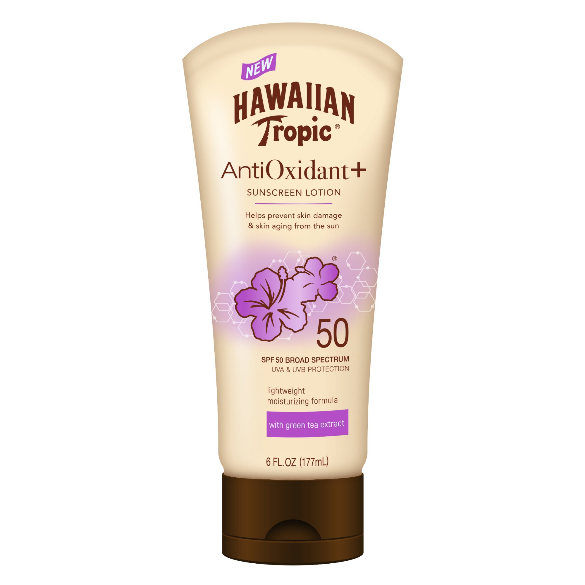 Hawaiian Tropic Antioxidant Plus SPF 50 Sunscreen Lotion - Shop 