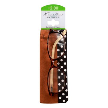 Victoria Klein Select A Vision Full Rim Plastic Polka Dot Case +2.00