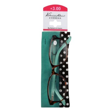 Victoria Klein Select A Vision Full Rim Plastic Polka Dot Case +3.00