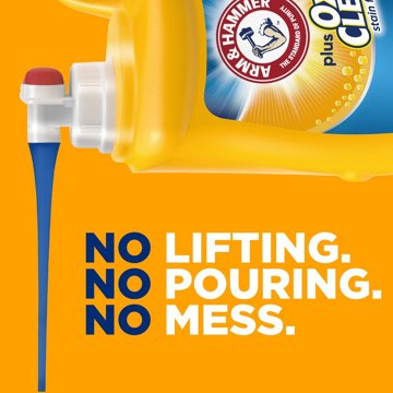 Arm & Hammer Plus OxiClean HE Liquid Laundry Detergent, 122 Loads - Fresh Scent, 158.6 oz