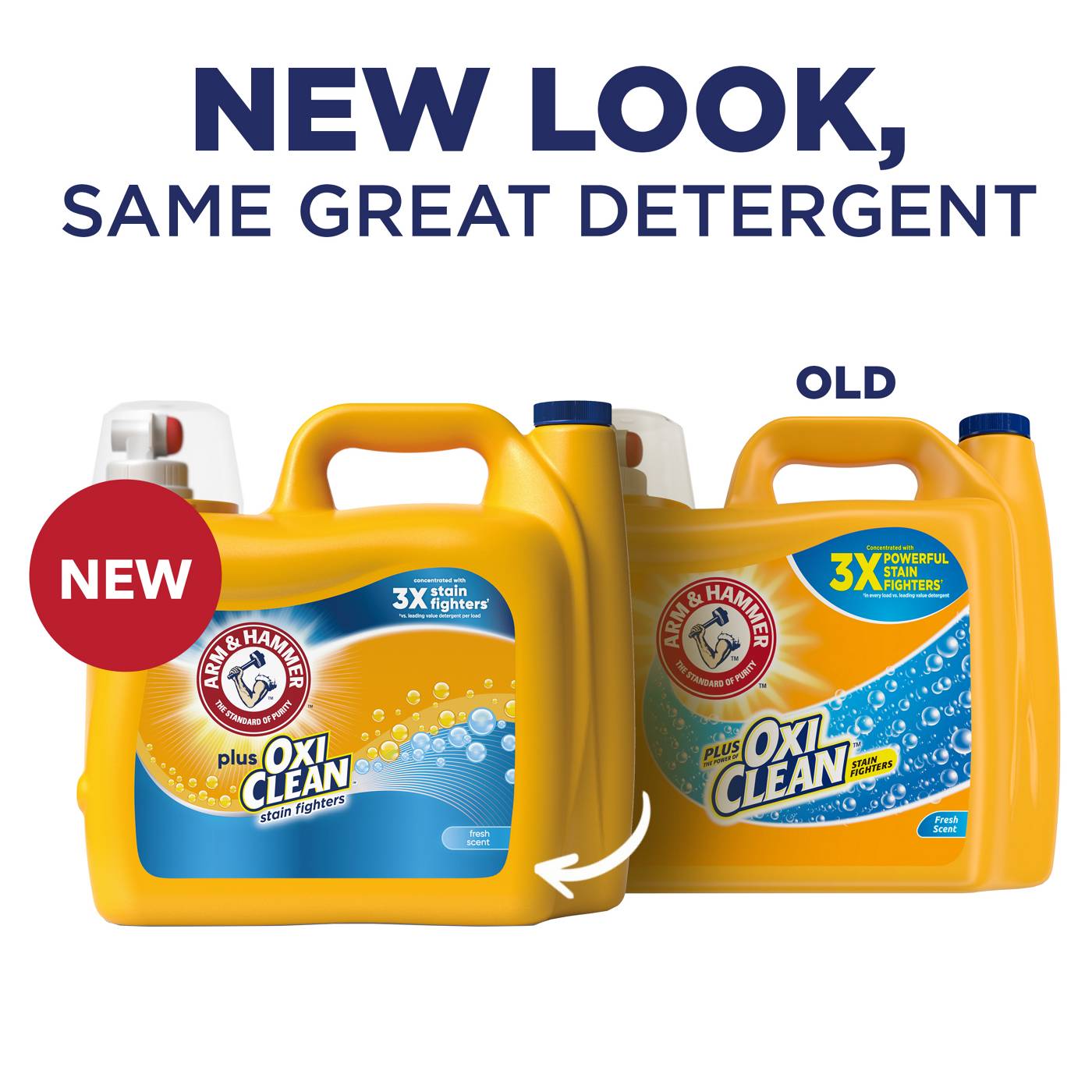 Arm & Hammer Plus OxiClean HE Liquid Laundry Detergent, 128 Loads - Fresh Scent; image 6 of 14