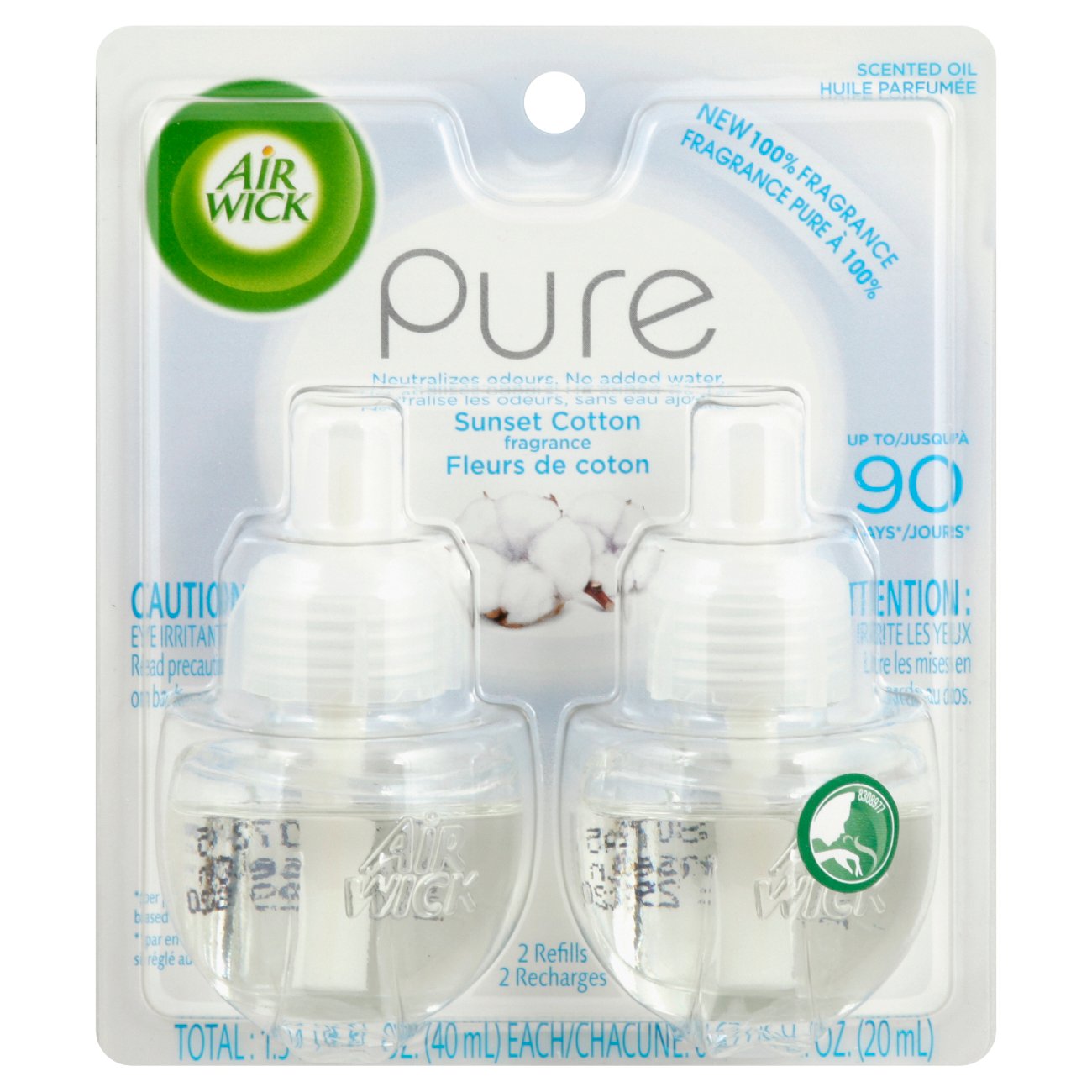 Air Wick Pure Sunset Cotton Scented Oil Refills Shop Air Fresheners