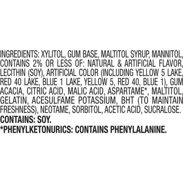 Ice Breakers Ice Cubes Kiwi Watermelon Sugar Free Chewing Gum, 40 pc