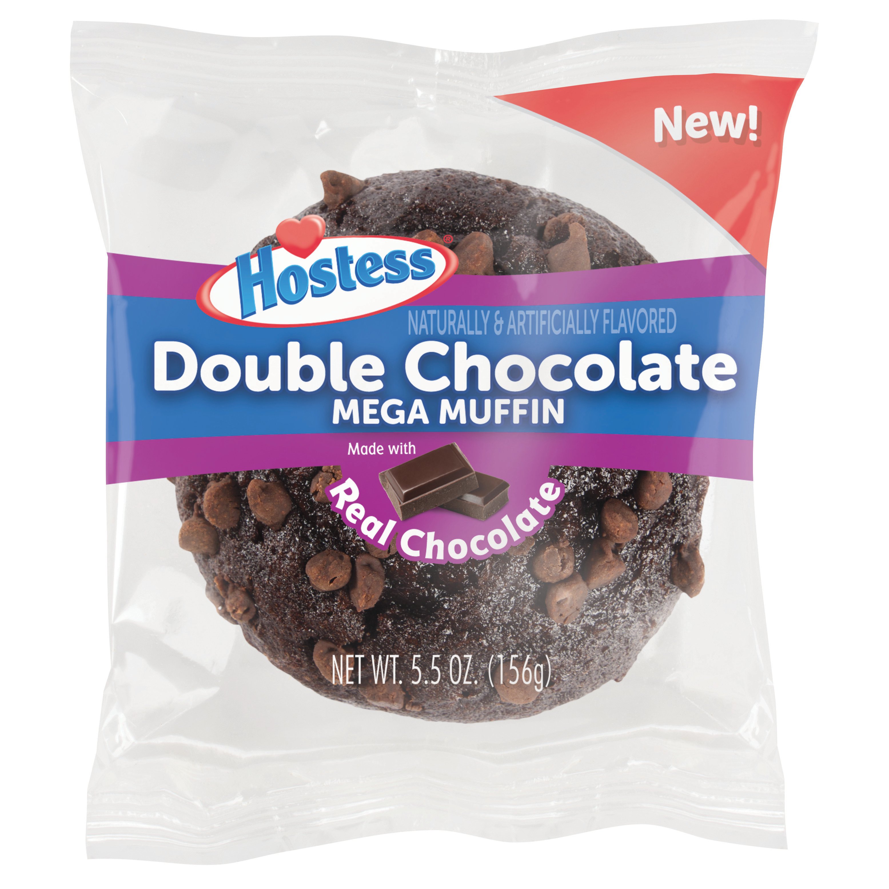 Hostess Double Chocolate Mega Muffin Shop Snack cakes at HEB