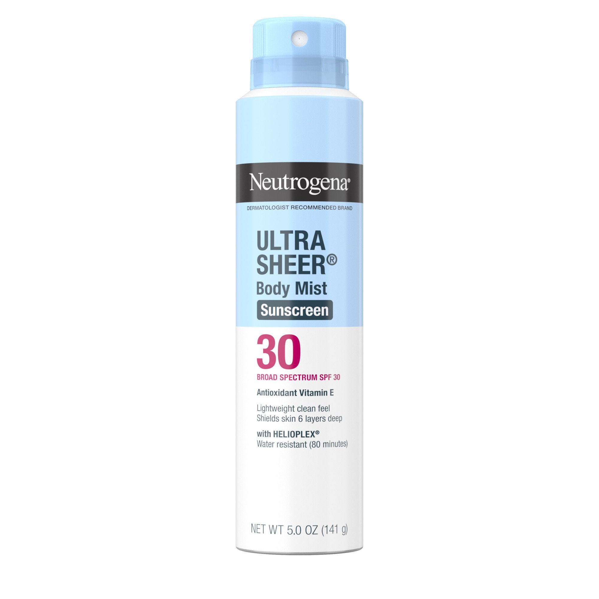 Neutrogena Ultra Sheer Body Mist Sunscreen Spray SPF 30 Shop