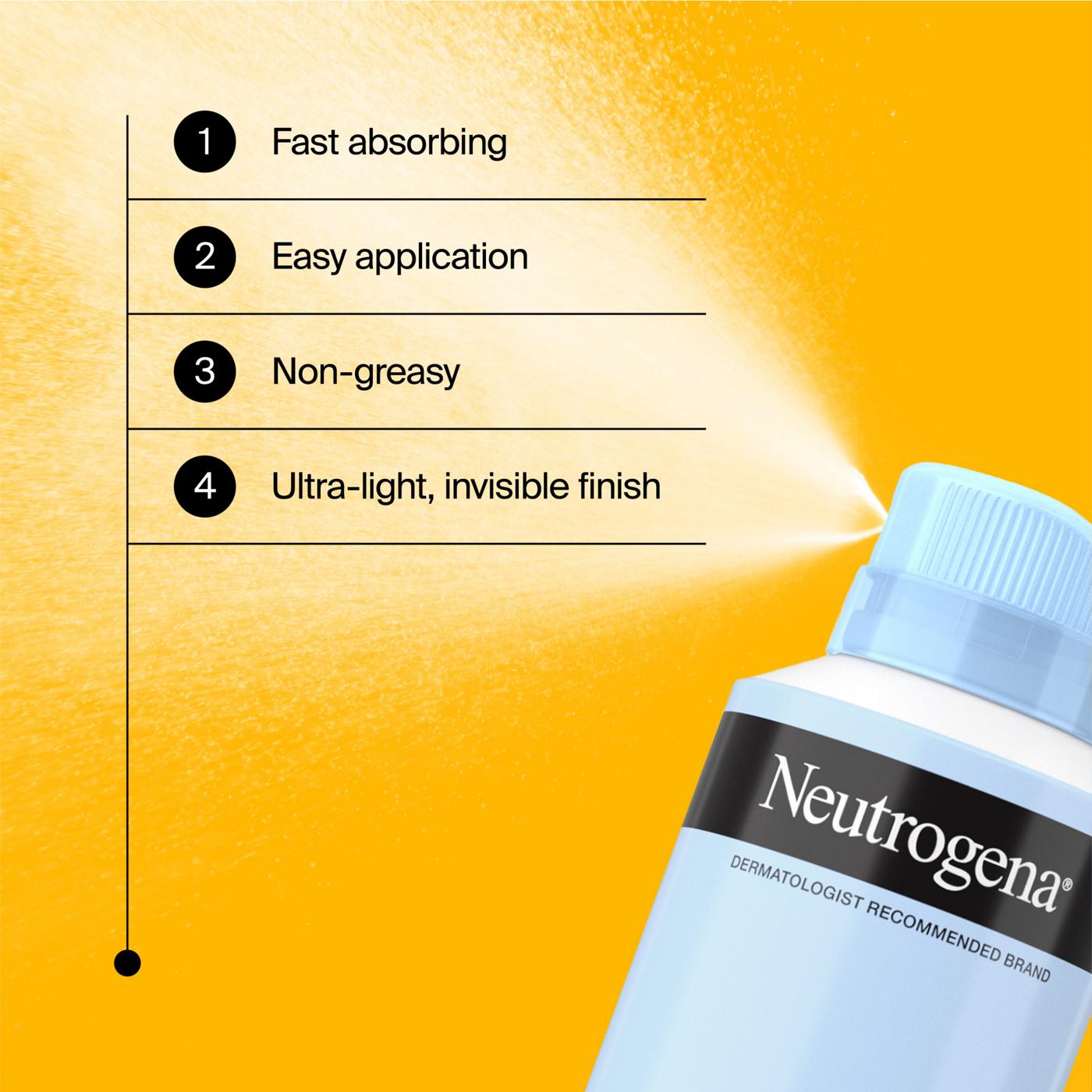 Neutrogena Ultra Sheer Body Mist Sunscreen Spray - SPF 30; image 7 of 8